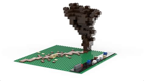 Lego Micro Scale Tornado Scenes Youtube