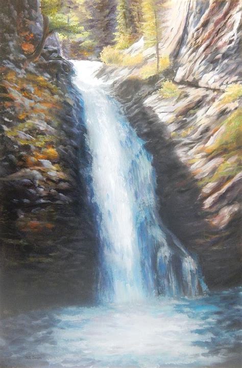 Hell Roaring Falls Painting By Patti Gordon