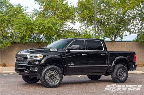 2019 Dodge Ram With 20 Black Rhino Armory In Gun Black Wheels Wheel