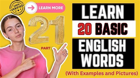 Learn New English Words With Photos Learn 20 English Words Learn