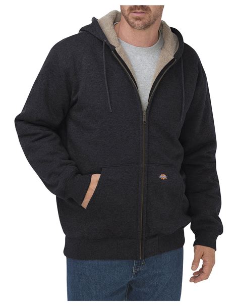 dic tw357 dickies mens sherpa lined fleece hoodie