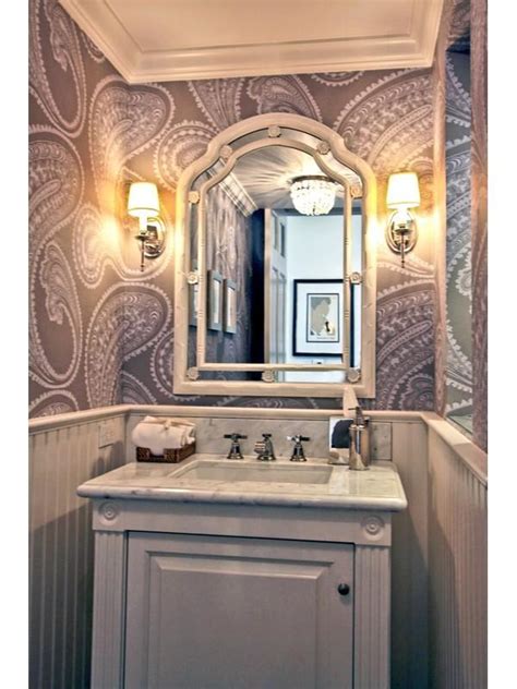 Elegant Powder Room Wallpaper Wallpapersafari