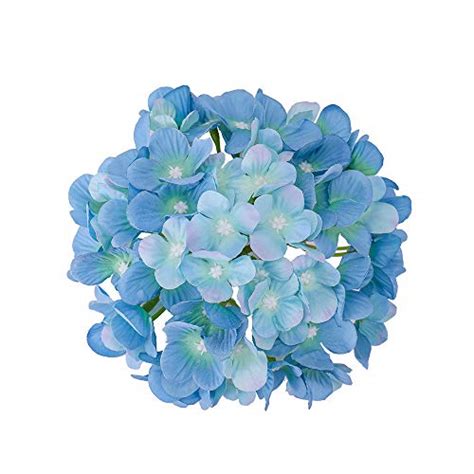 lushidi silk hydrangea heads with stems artificial flowers heads for