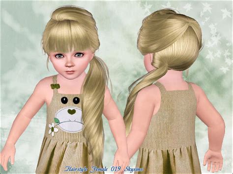 The Sims Resource Skysims Hair Toddler 019