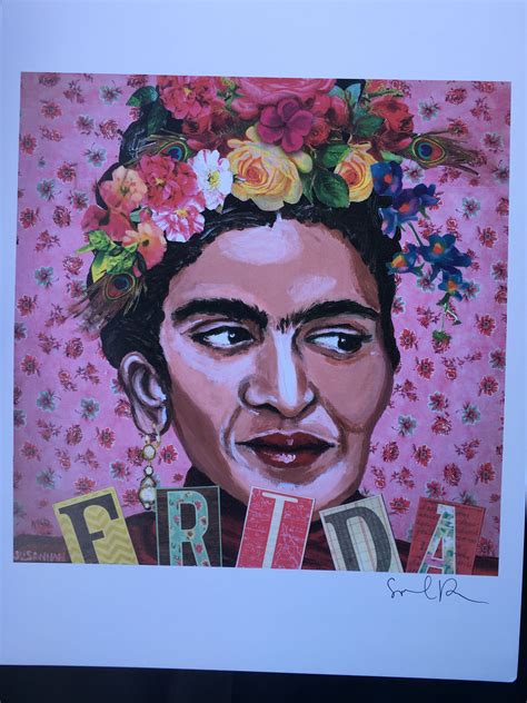 Frida Kahlo Limited Edition Print From Original Etsy Painting