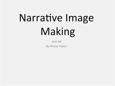 Narrative Writing Powerpoint 222 By Rhona Taylor Issuu