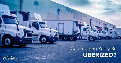 While Uber Is Revolutionizing The Transport Industry Logistics Is Not