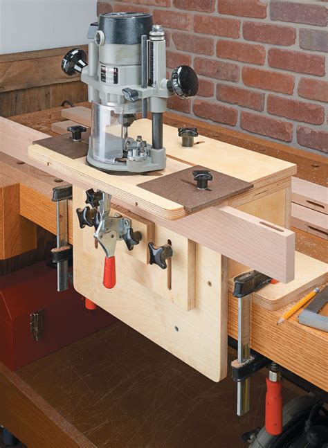 Router Mortising Jig Woodworking Project Woodsmith Plans