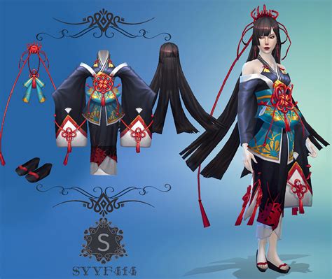 Sims 4 Cc Chinese Suit Simfileshare Sims Sims 4 Characters The