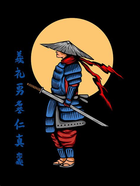 Samurai Japanese 17 Digital Art By Yudex Roros Pixels