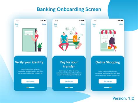 Banking Onboarding Screen V2 Payment Wallet Onboarding Uplabs