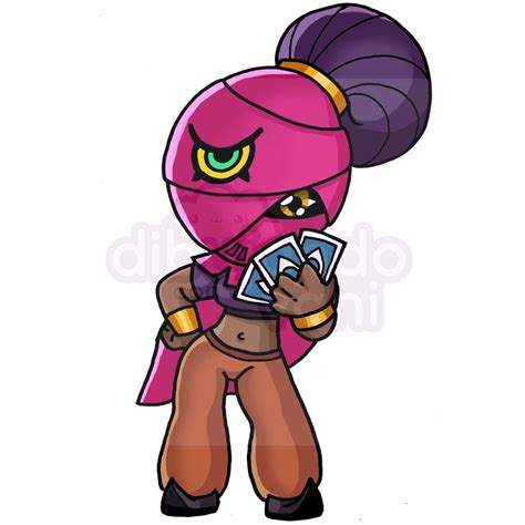 Tara is a mythic brawler unlocked in boxes. tara-brawl-stars-kawaii.jpg - Dibujando con Vani