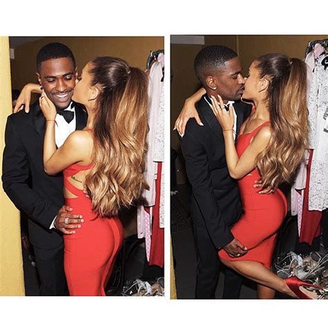ariana grande packs on the pda with big sean—see the photos e news