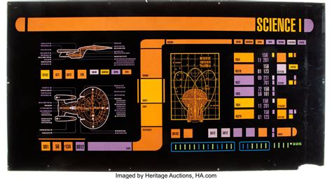 Lcars Illuminating Science 1 Panel From Star Trek Generations
