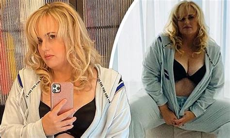 Rebel Wilson Flashes Her Bra And Flaunts Her Curves As She Shares