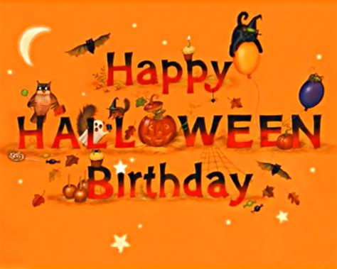 Happy Birthday Halloween Backdrop Halloween Birthday Party Background