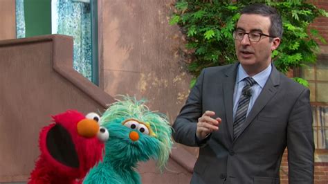 John Oliver Calls Attention To Lead Poisoning With Help From Sesame