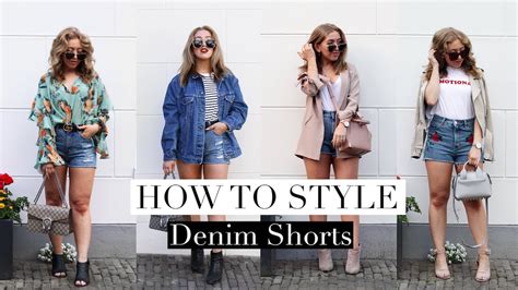How To Style Denim Shorts For Summer Lookbook Fashion Guide Youtube