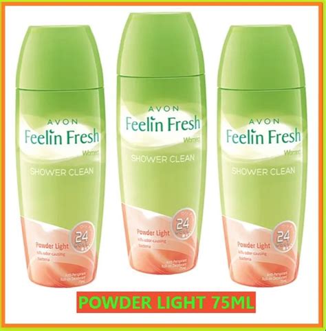 Avon Feelin Fresh Powder Light Roll On Deodorant For Women 75ml 3 Pcs