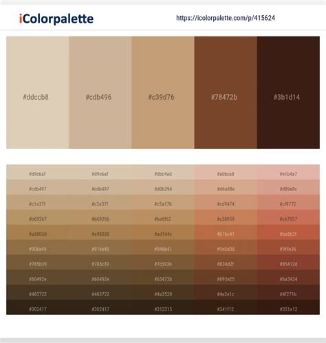 Brown Color Palettes Curated Collection Of Color Palettes