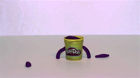 Play Doh Us Purple Doh Doh Entertainment Using Stop Motion Youtube