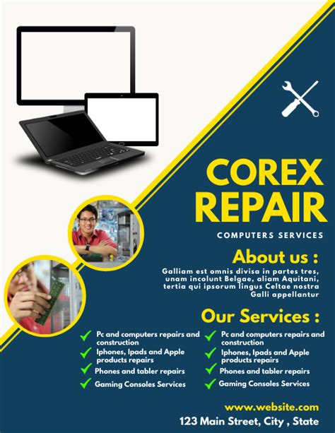 Computer Services Flyer Design Template Postermywall
