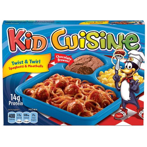 Kid Cuisine Twist And Twirl Spaghetti And Meatballs Frozen Meal With