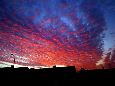 Stratocumulus Floccus At Sunset Cloud Images Netweather Community