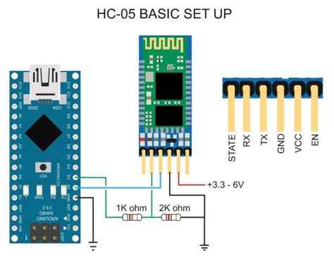 Usually hc05 are pretty tolerant with 5v logic but you may need a resistor divider on the receive pin to lower the level to 3.3v. Control Android Camera using Arduino over Bluetooth ...