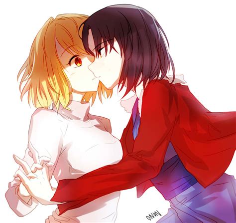 Arcueid Brunestud And Ryougi Shiki Tsukihime And More Drawn By Onun