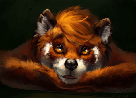 Wallpaper Furry Anthro Fox Red Panda Vertebrate Dog Like Mammal