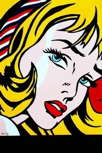 Pop Art Roy Lichtenstein Girl With Hair Ribbon 60x90 Cm G93212