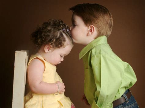 10 Cutest Children Love Kissing Images Freshmorningquotes