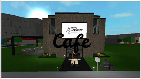 Bloxburg Cafe Roblox Ll Bloxburg Small Restaurant 43k Youtube