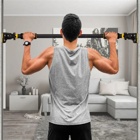 Title Doorway Pull Up Bar Exercise Equipment Wall Mounted Adjustable