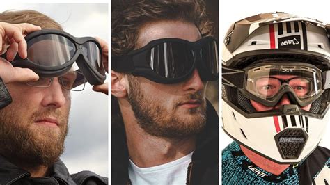 Motorcycle Goggles Over Glasses Look Like A Badass Biker