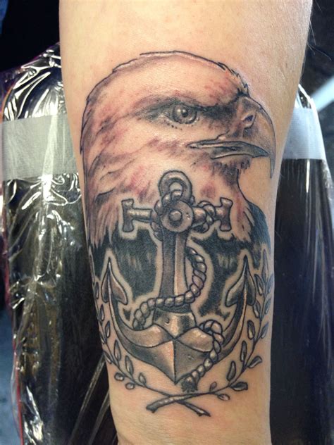 Eagle With Anchor Tattoo Skull Tattoos Tattoos Anchor Tattoos