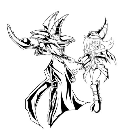 Dark Magician Drawing Free Download On Clipartmag