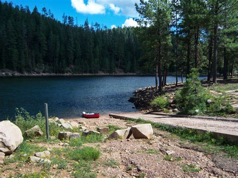 Knoll Lake Boat Ramp This Secluded Forest Lake Is Surround Flickr