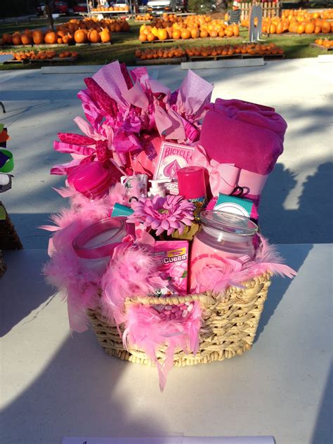 think pink t basket for silent auction t basket pinterest pink ts silent auction