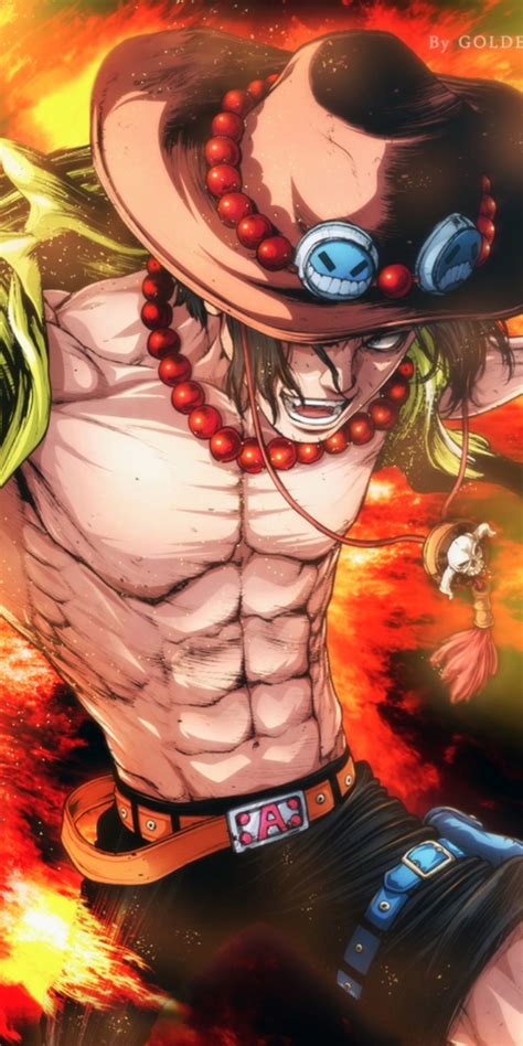 1080x2160 Portgas Ace One Piece Cool Art One Plus 5thonor 7xhonor
