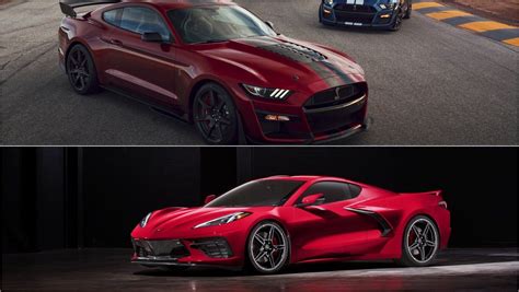 2020 Chevy C8 Corvette Vs 2020 Shelby Gt500 Which Is Faster On The Track