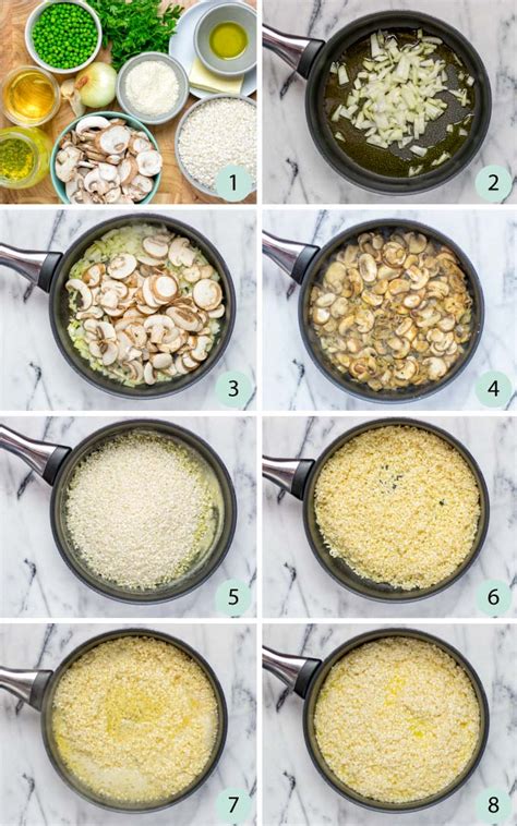 Mushroom Risotto Vegan Contentedness Cooking
