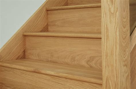 Stair treads and riser kits cheap, description: Solid Oak Left Hand Bullnose Stair Tread & Riser Cladding ...