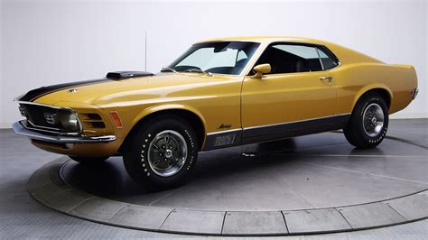 Classic Yellow Car Car Ford Mustang Ford Mustang Mach 1 Hd Wallpaper