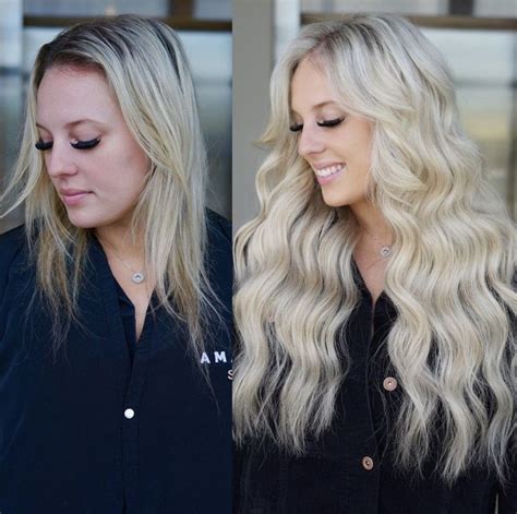 Blonde Hair Transformation Before And After Natural Beaded Rows