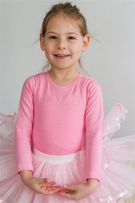 Little Cute Ballerina At Home Stock Image Image Of Love Little