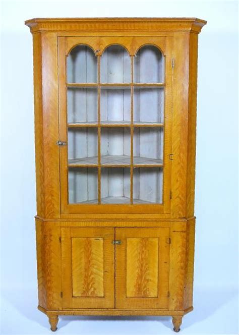Current Inventory Steven F Still Antiques Corner Cupboard Painted