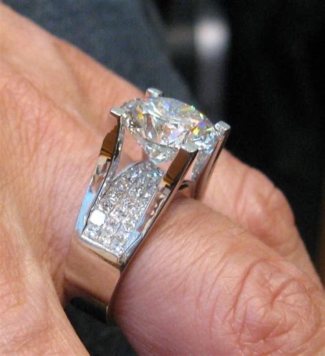 5 Carat Round Diamond Engagement Ring Engagement Ring Marraige Di