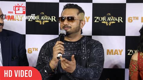 Yo Yo Honey Singh Full Speech At Zorawar Trailer Launch Viralbollywood Youtube